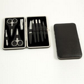 Leather Manicure Set - Black